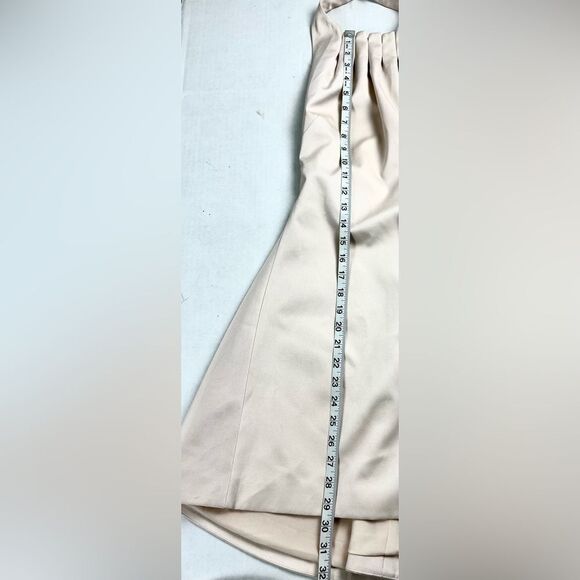 Cameo Halter/Bareback Satin Mini Dress - Picture 12 of 12